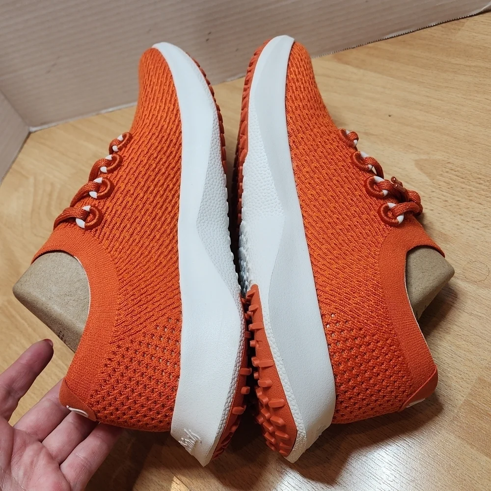 Allbirds TD2 Tree Dasher 2 Orange‎ Knit Active Shoes. Men's size 11.5. New.